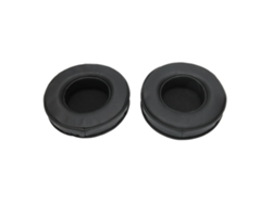 Capa Ouvido Universal 100mm Espuma Couro Artificial Para Headphone Acessório De Reposição Preto