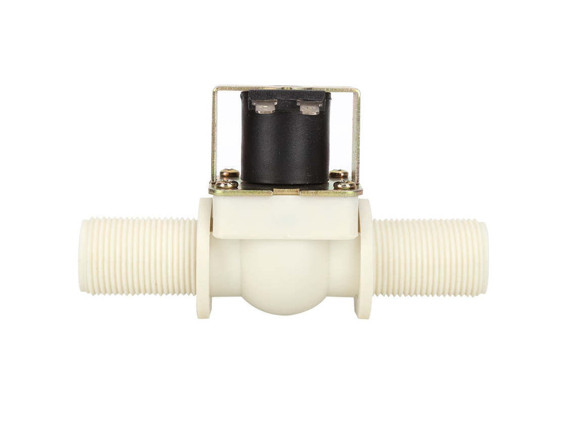 Válvula Solenoides De 12v De Cierre Normal G3/4 Plástica Para Fontanería De Bebida