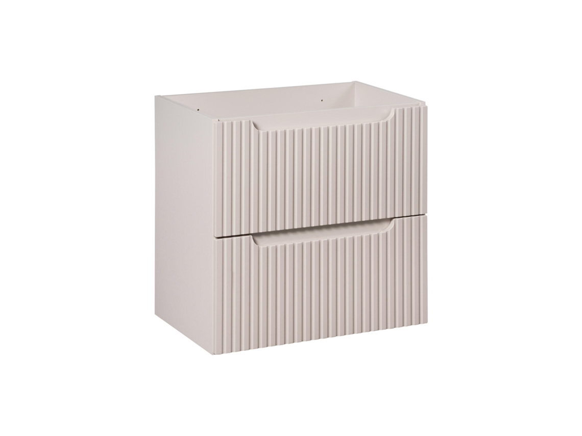 Armario Bajo Lavabos FURNLUX Nova (Beige, Madera Contrachapada - 60X39X57 Cm)