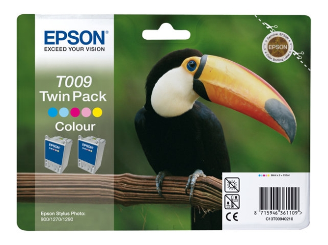 Cartucho de tinta original EPSON, Tucán 66 ml , Color, C13T00940110, T0094