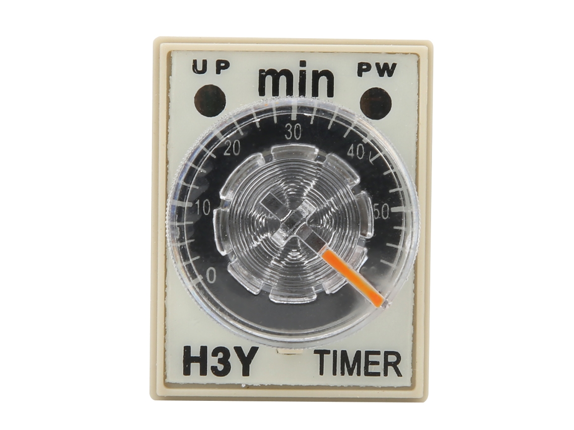 Relé Temporizador De Dial De 8 Pines H3y-2, 0-60 Minutos, 5 A, Multiuso (220 Vca)