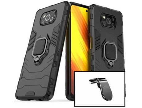 Kit Soporte y Funda Xiaomi Poco X3 Pro PHONECARE Negro