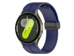 Pulsera plegable de silicona negra con cierre magnético Xdfind para Samsung Galaxy Watch 7 / Fe / 6 / 5 / 4