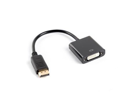 Lanberg Ad-0007-Bk Cable Adaptador de Video 0.1M Displayport Dvi-D Negro