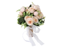 Ramo artificial realista, elegante y moderno para decoración, ramo de novia para fotografía de boda.