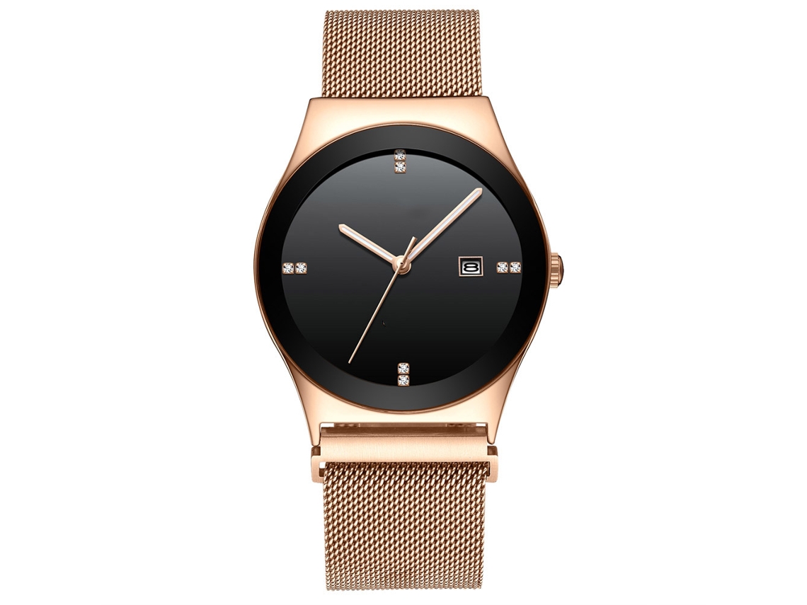 Reloj De Pulsera Hombre Biden Moda Casual Analógico Resistente Al Agua Cuarzo
