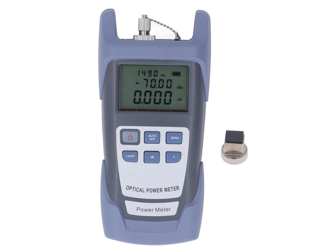 Medidor De Potencia Óptica, Probador De Fibra Óptica 850-1625nm, Luz Roja Con Conector Sc