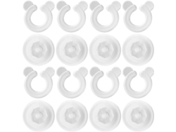 Clips 8 Pares De Sujeción Reutilizables Chapa