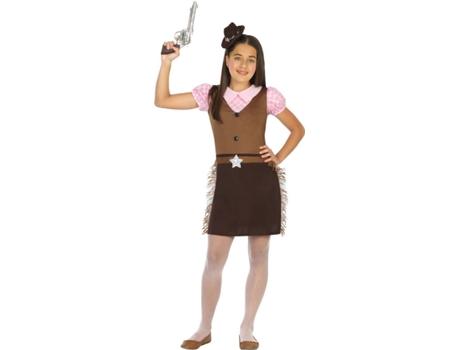 Disfraz de Niña DISFRAZZES Vaquera (Talla: 3 a 4 años)