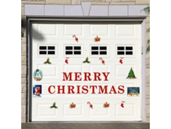 Decoraciones navideñas para puertas de garaje, pegatinas magnéticas para refrigerador de coche, decoración del hogar DIY NEVEANCE
