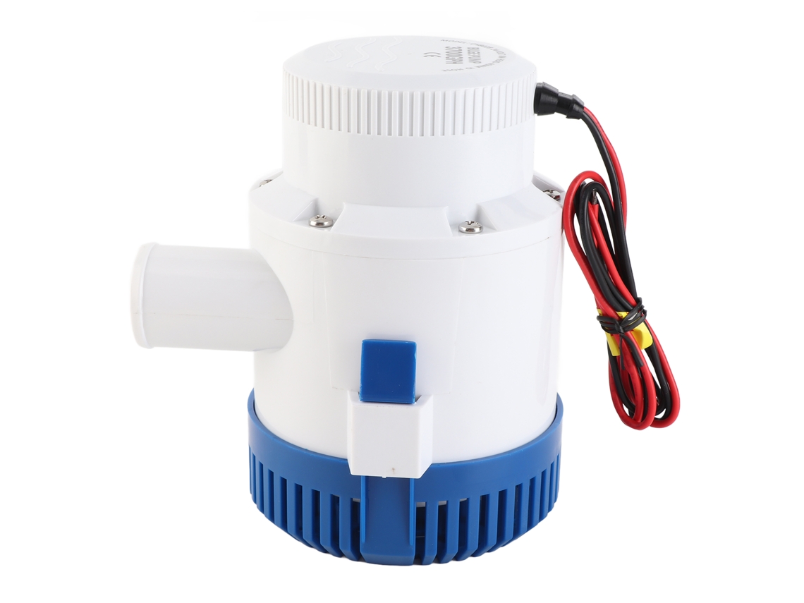 Bomba de achique eléctrica para embarcaciones de 3700 GPH, eficiente, silenciosa y con prevención de sobrecalentamiento, 24 V