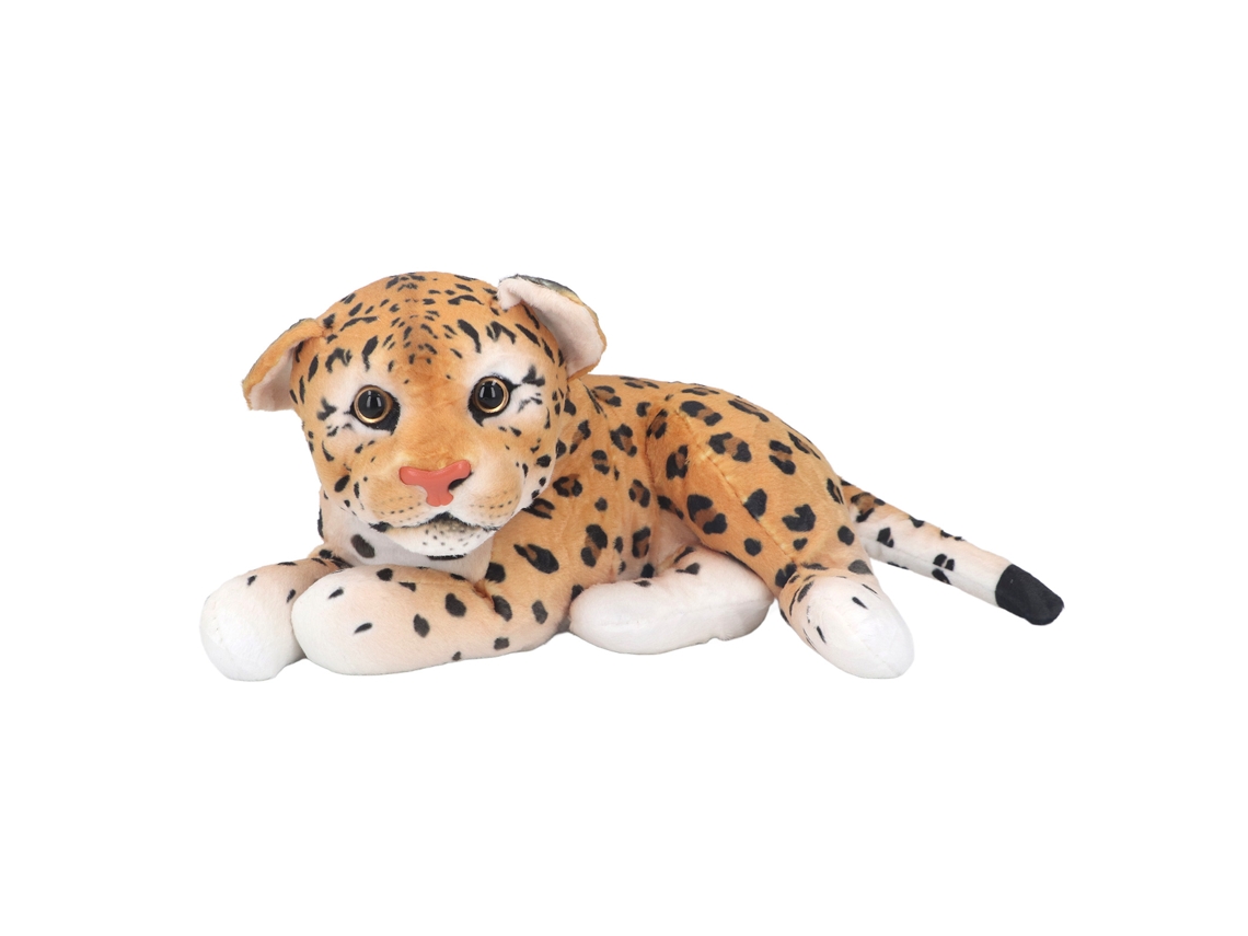 Peluche De Leopardo, Imitación De Animal Salvaje, Suave Y Decorativo, Regalo Para Niños.