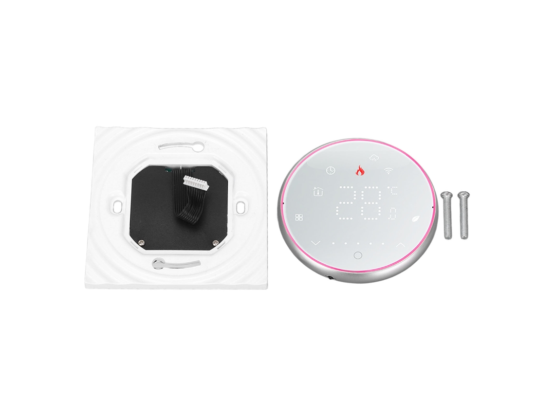 Termostato Inteligente Wifi Con Pantalla Lcd Para Calefacción Por Suelo Radiante 95-240v 5a Blanco