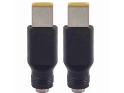 2 Conectores De Adaptador De Corriente Para Portátiles Lenovo, Hembra De 5,5 X 2,1 Mm A Macho De 11 X 5,0 Mm
