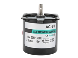 Motor Sincrónico Ca 14w Imán Permanente 2 Vías Alto Torque Eje Central Bracket Xd60ktyz 2.5rpm/min Ca110v