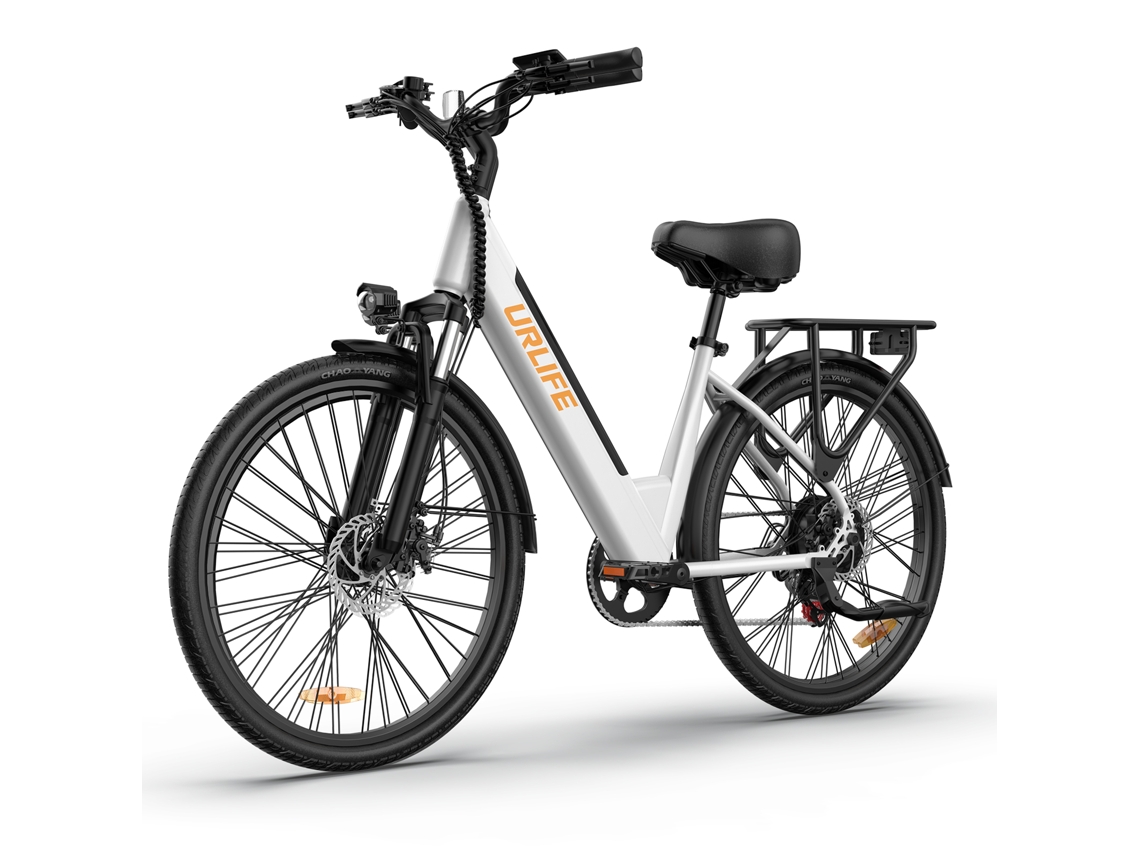Bicicleta Eléctrica Urlife E26 Para Adultos, 250 W, Batería Extraíble De 48 V Y 10,4 Ah, 25-32 Km/h, Doble Autonomía De 60/80 Km, Shimano De 7 Velocid