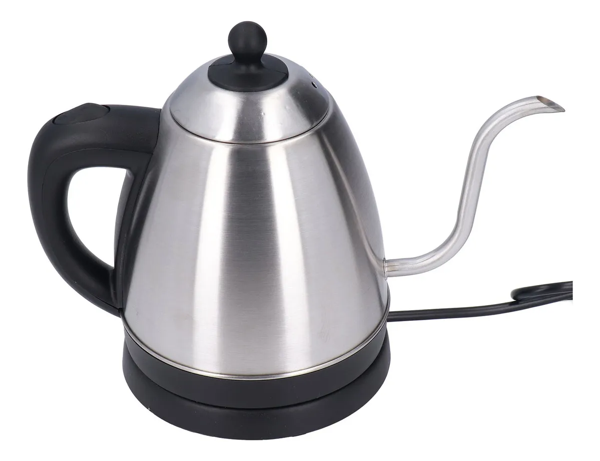 Cafetera eléctrica de acero inoxidable de 1,2 litros