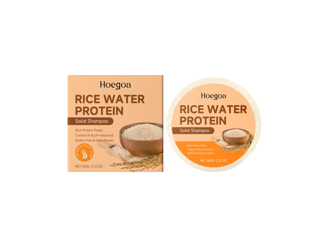 Jabón de arroz para una limpieza eficaz del cabello