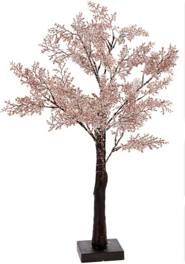 Arbol Flores Rosas con 29 led 60cm de navidad ambiance 60