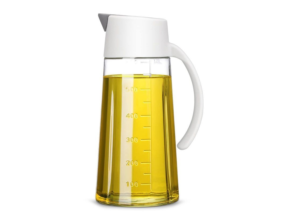 2026da-dispensador De Aceite Automático Linjou 650ml Con Mango Antideslizante Y Tapa Sellada