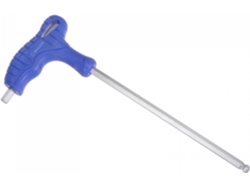 Llave Hexagonal Con Mango En T De 8 Mm Con Extremo Esférico, Métrica, De Acero Cr-v