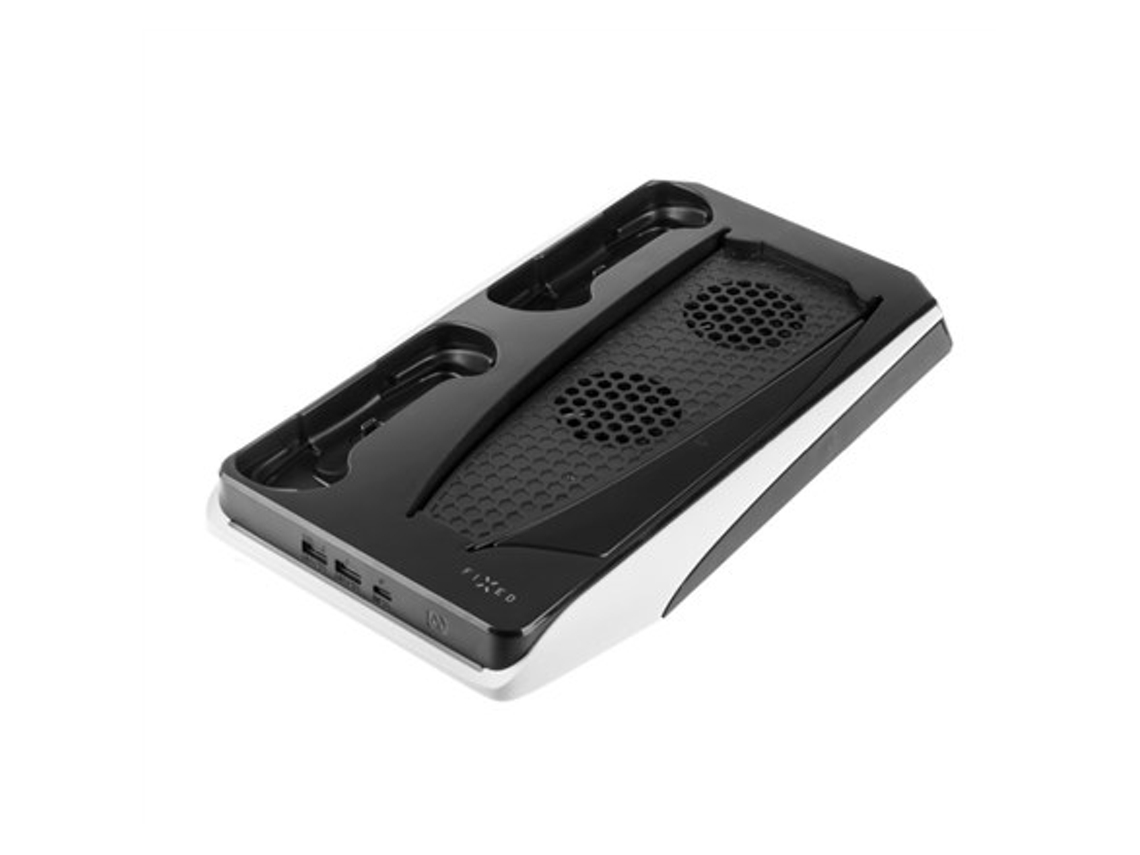 Estación fija multifuncional para Playstation 5 con refrigeración y carga para dos mandos Dualsense | Solución ps5 mcs bw
