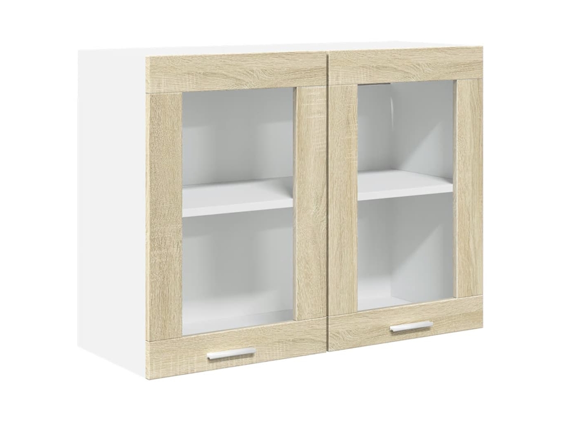 Maison Exclusive - Vitrina Colgante "lyon" Roble Sonoma 80x31x60 Cm Madera De Ingeniería