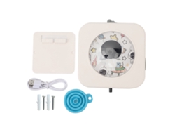 Dispensador automático de jabón en espuma con sensor infrarrojo, recargable, de pared, sin contacto, 350 ml