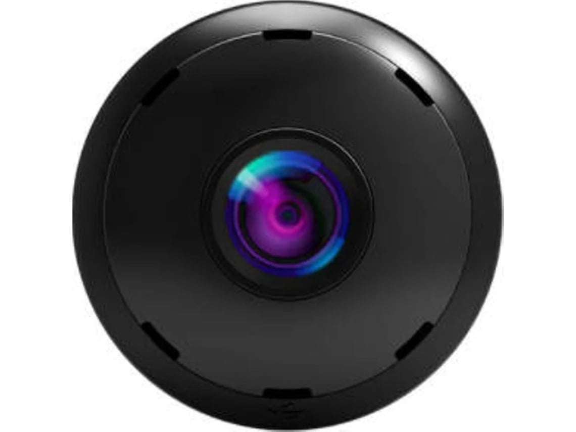 Minicámara espía Bestvite con detección automática, ideal para interiores, batería de larga duración de 64 GB (negra)