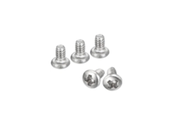 Muebles 100 Tornillos Cabeza Plana 2-56x1/8 Ranura Phillips, Máquina 304, Metálicos Totalmente