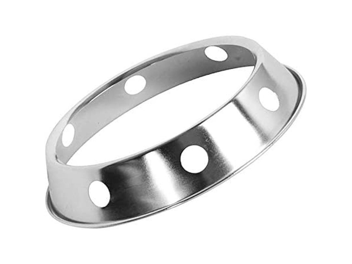 Anillo Para Wok De 8 1/4 Pulgadas, Acero Placado, Tamaño Reversible, Soportes Para Wok