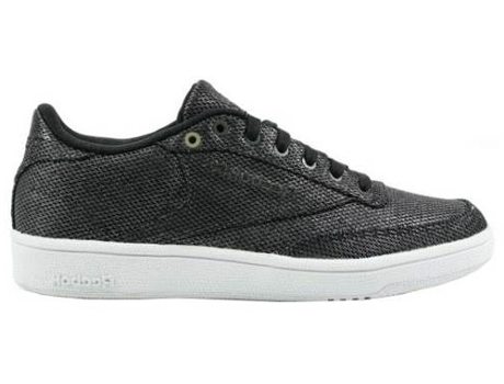 Zapatillas Deportivas REEBOK Club C 85 Mujer (Blanco, grafite - Material Sintético - 37)