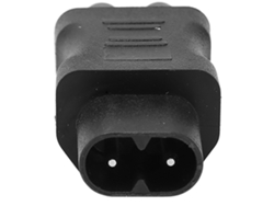 5 Adaptadores Convertidores De Potencia Iec320 C8 A Iec320 C5 De 10 A Y 2500 W Para Pdu De Pc