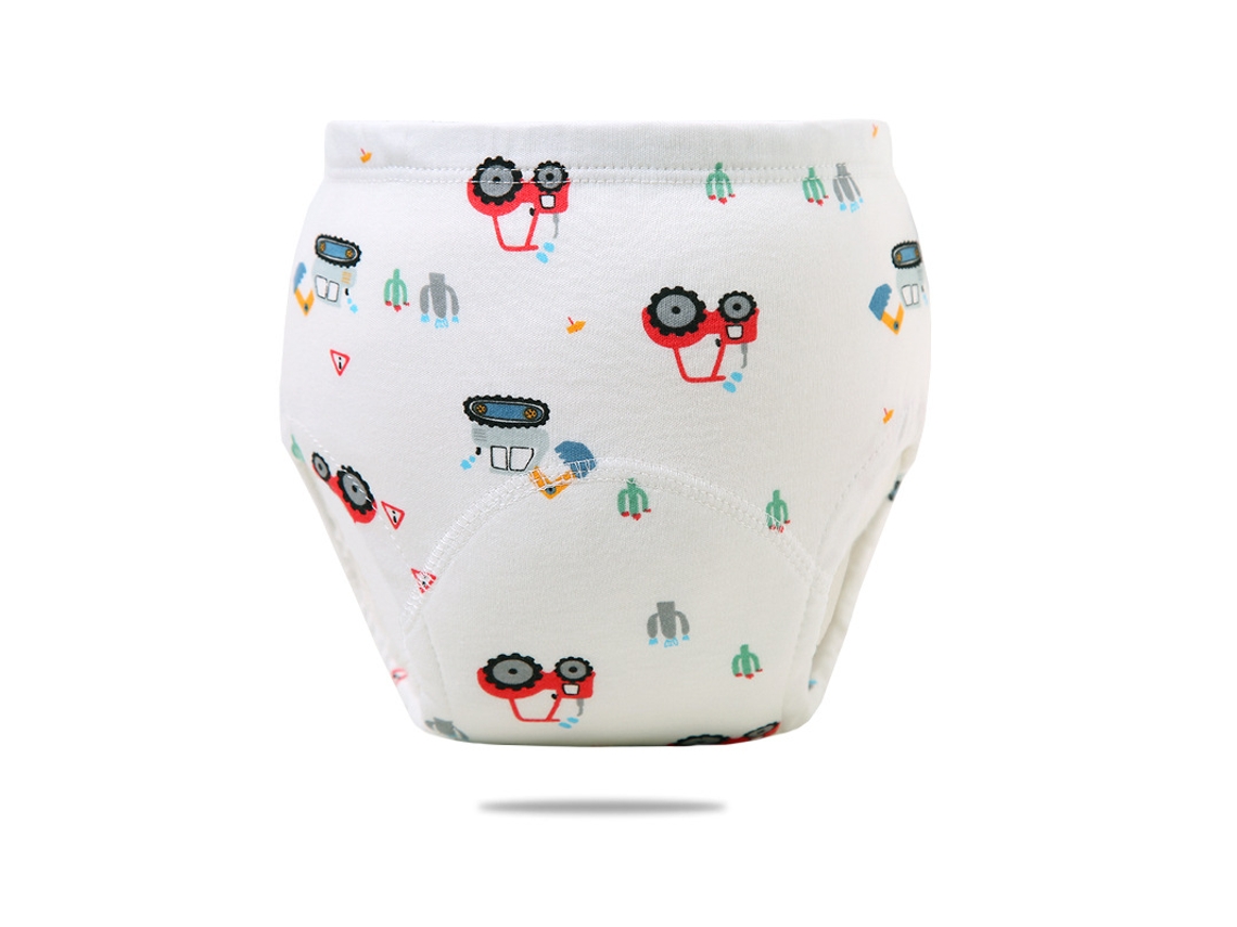 Pañales lavables para bebés, pantalones de entrenamiento Siurn Engineering Vehicles, talla 90 (aptos para bebés de menos de 17 kg)