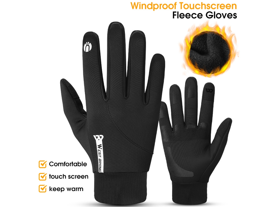 Guantes De Ciclismo De Invierno Cálidos, Impermeables Y Resistentes Al Viento, Con Malla Táctica Para Deportes Al Aire Libre.