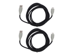 2 Piezas De Cable De Reemplazo Para Auriculares Ofc Para Mmx150 Tipo C A Usb 6.56 Pies