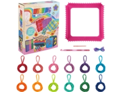 Juego de herramientas de tejido de bolsillo Cazstyk Easy con tres ruedas para principiantes: instrucciones y actividades (SFUSHOS)