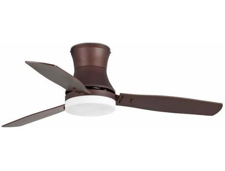 Ventilador de Techo FARO BARCELONA Tonsay Marrón (46 W - Diámetro 132 cm)