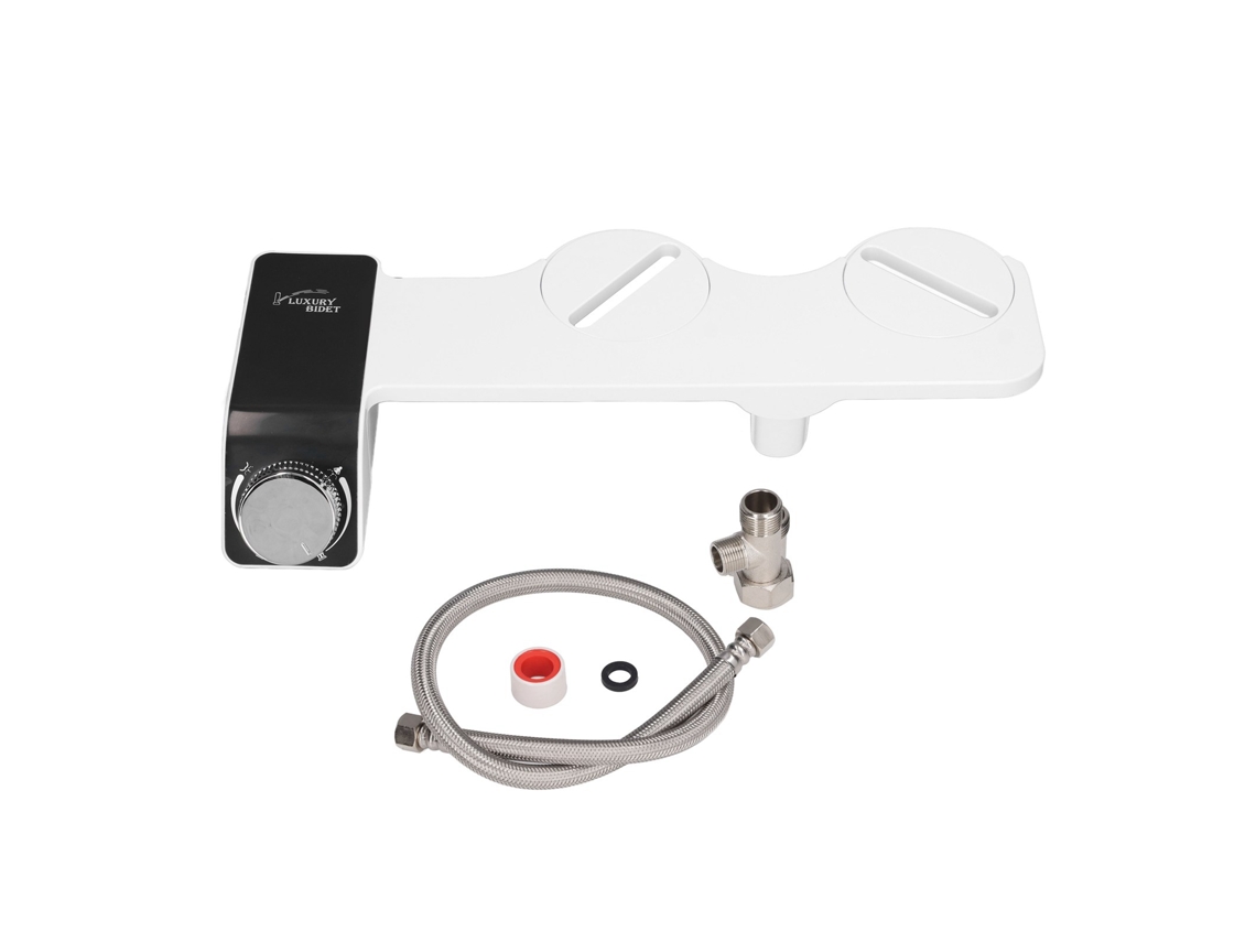 Bidet Para Inodoro Con Boquilla Única, Presión De Agua Ajustable, Plástico, Autolimpiante, 3/8 Pulgadas, Europa