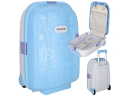 Maleta Infantil con Ruedas Equipaje de Mano Azul Pricenet