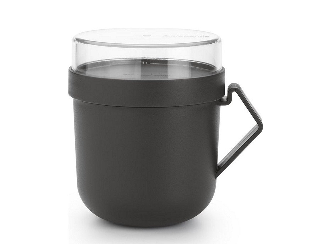 Recipiente Para Sopa 0,6L Gris Oscuro