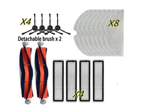 Accesorios para aspiradoras Dreame Bot L10 Pro, cepillo principal, Cepillo Lateral, fregonas, filtros de tela, repuestos reemplazables