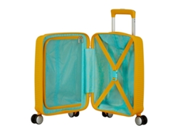 Maleta pequeña 47cm 4r Soundbox Mini Amarilla American Tourister