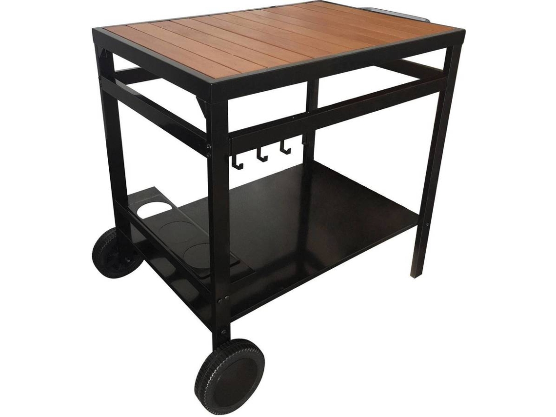Carrito Bar Exterior HAPPY GARDEN  Aveiro para plancha con Ruedas