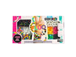 NICE Kit de pulsera Crea Perline Abc Fluo con 500 piezas 87003