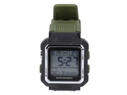 Reloj Digital Para Hombre, Resistente Al Agua Hasta 50 M, Cronómetro, Luz Led, Correa De Caucho Verde, Od
