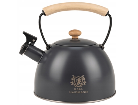 Hervidor de agua Tetera 2,5L silbante Gris KARL HAUSMANN