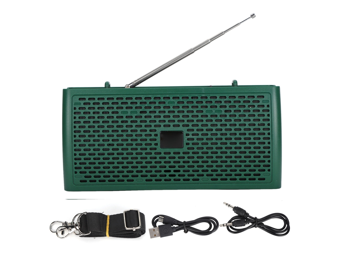 Altavoz Portátil Inalámbrico Bluetooth 5.0 Con Energía Solar, Linterna Led Y Radio Fm.
