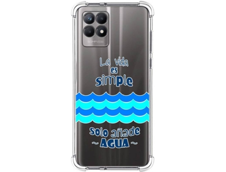Carcasa Realme 8i TUMUNDOSMARTPHONE Agua Multicolor