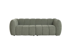 Sofa Madera Poliester Verde 230x107x73,5cm